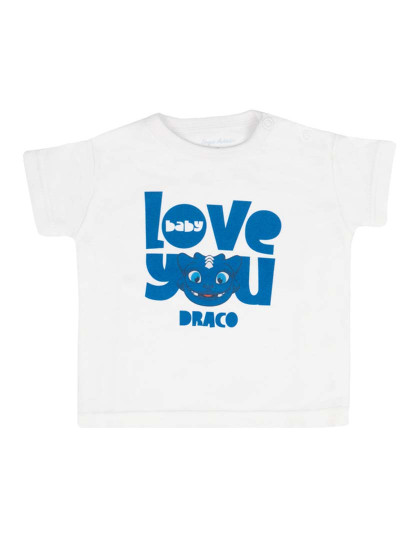 imagem de T-shirt Menino Branca love You1