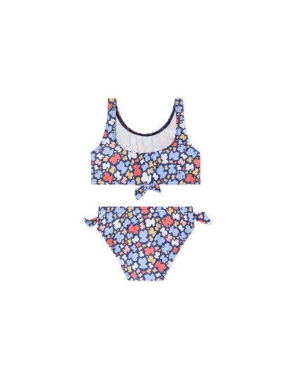 imagem de Bikini de menina Retro azul marinho2