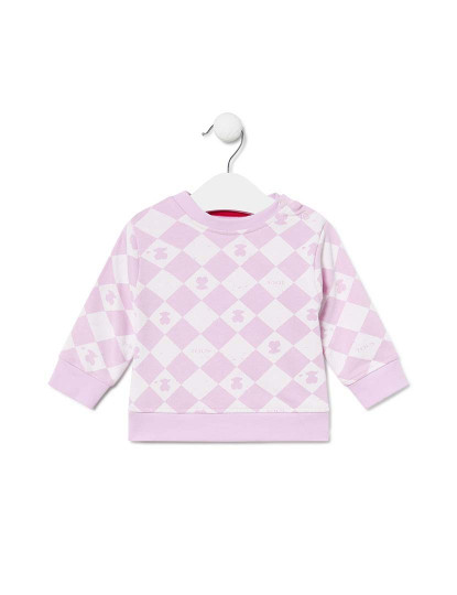 imagem de Sweatshirt Casual cor-de-rosa1