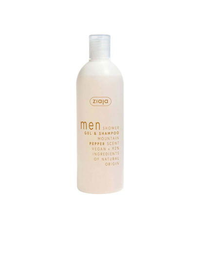 imagem de Ziaja Gel de Duche e Champô Mountain Pepper Men 400 ml1