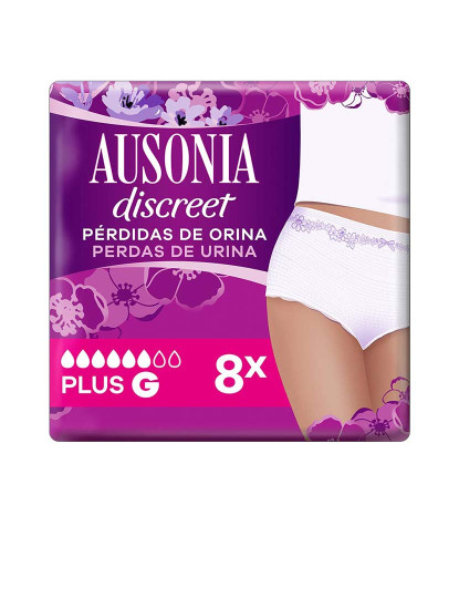 imagem de Cuecas Incontinência Discreet Boutique Plus TG 8Uds1