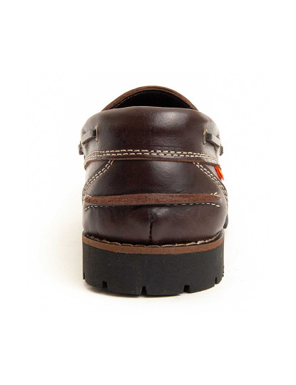 imagem de Mocassins Casual de Couro para Homem, Cor Castanhos.6