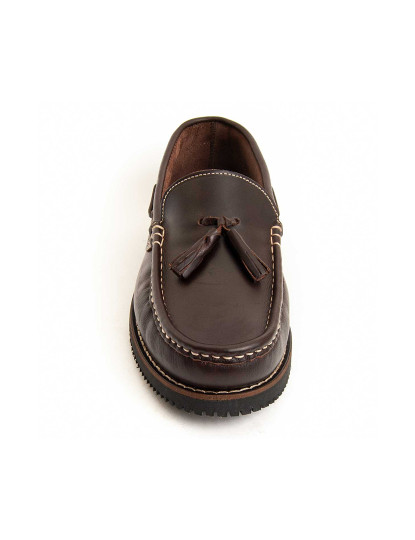 imagem de Mocassins Casual de Couro para Homem, Cor Castanhos.4