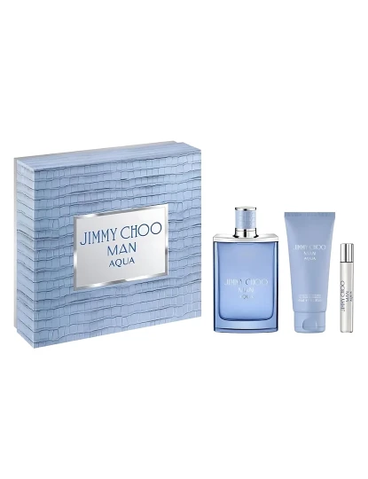 imagem de JIMMY CHOO MAN AQUA SET (ET 100 vp + ALL-OVER SHOWER GEL 100 ml + ET 7,5 vp)1