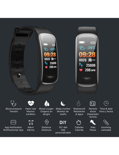 imagem de Smartband B1 Preto7