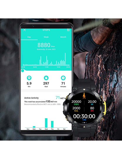 imagem de Smartwatch AK45 Preto6