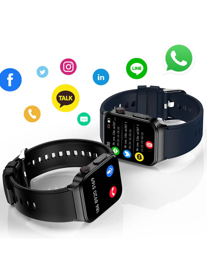 imagem de Smartwatch E500 Azul Escuro5