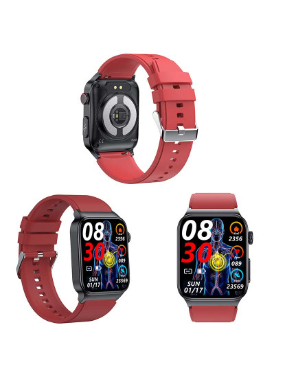 imagem de Smartwatch E500 Vermelho8