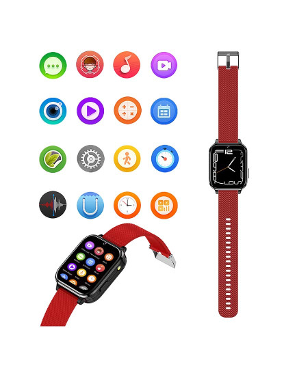 imagem de Smartwatch T36 Vermelho8