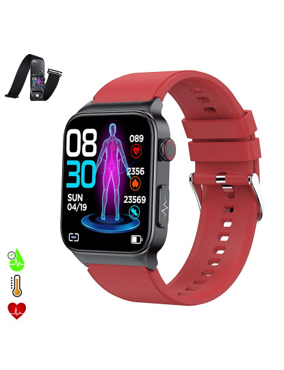 imagem de Smartwatch E500 Vermelho1