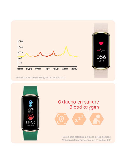 imagem de Smartband D4   Rosa2