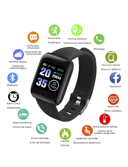 imagem de Smartband AK-ID116 Vermelho4