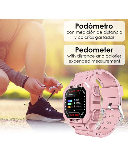 imagem de Smartband i3 Rosa4