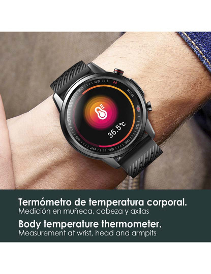 imagem de Smartwatch F800 Preto4