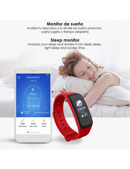 imagem de Smartband X1 Vermelho5