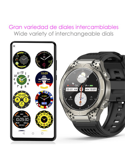 imagem de Smartwatch JA01 Titânio7