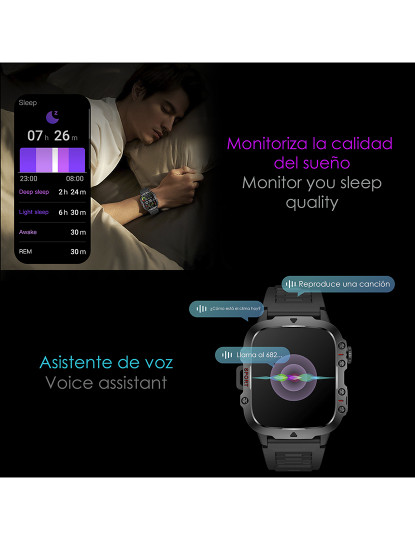 imagem de Smartwatch QX11 Bege7