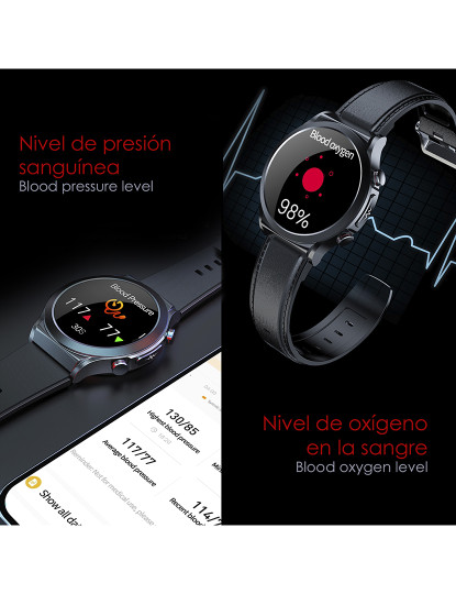 imagem de Smartwatch TK21P Azul escuro4