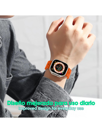 imagem de Smartwatch S9 Max Laranja5