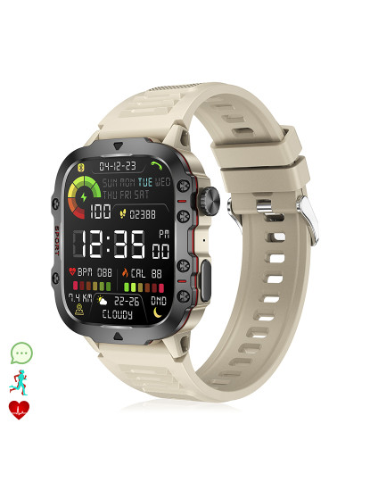 imagem de Smartwatch QX11 Bege1