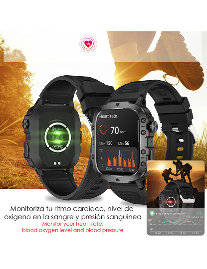 imagem de Smartwatch QX11 Preto2