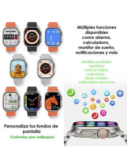 imagem de Smartwatch S9 Max Azul3