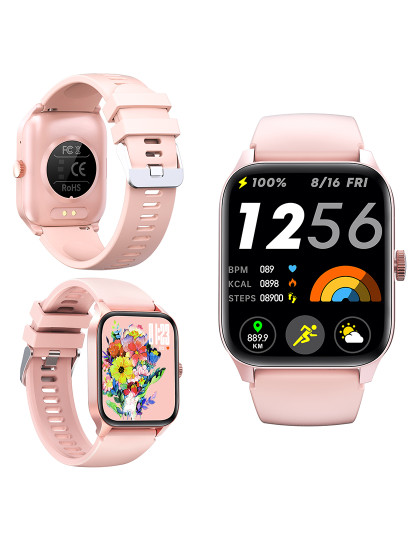 imagem de Smartwatch QS56 rosa8