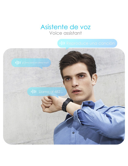 imagem de Smartwatch QX7 Pro Azul4