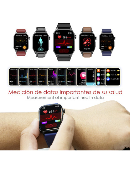 imagem de Smartwatch ET580 Vermelho2