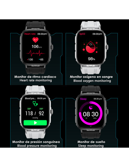 imagem de Smartwatch M106 Preto6