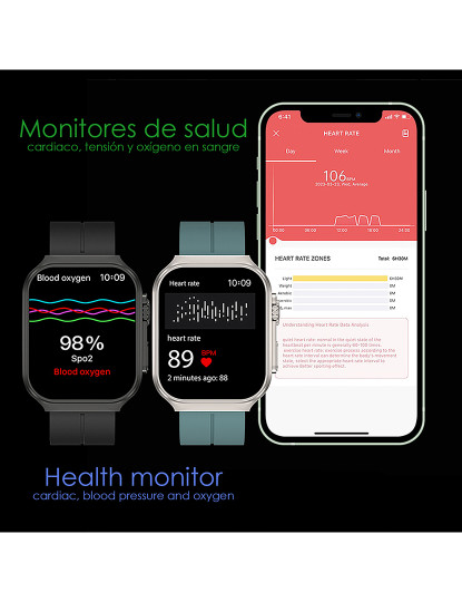 imagem de Smartwatch OP88 Preto5