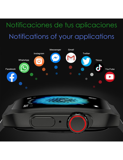 imagem de Smartwatch OP88 Preto3