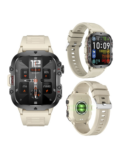 imagem de Smartwatch QX11 Bege8