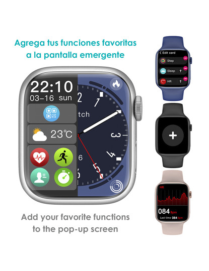 imagem de Smartwatch W29 Max Azul3