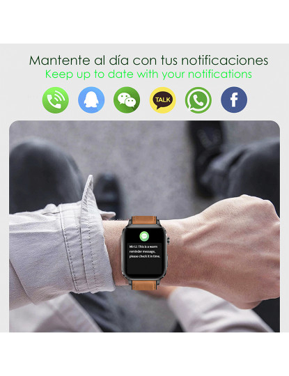 imagem de Smartwatch F100 Couro6