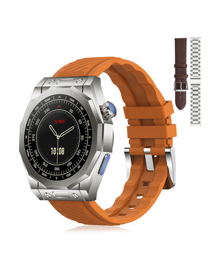 imagem de Smartwatch Pulseira Tripla Z83 Max Laranja9