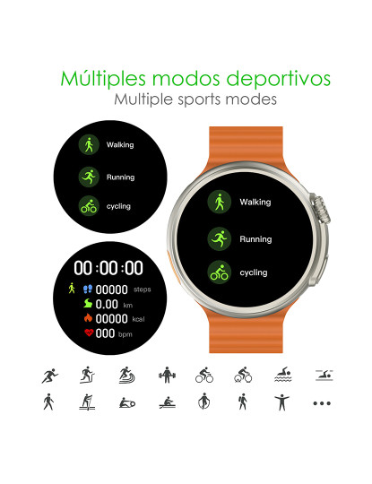 imagem de Smartwatch Z78 Ultra Azul4