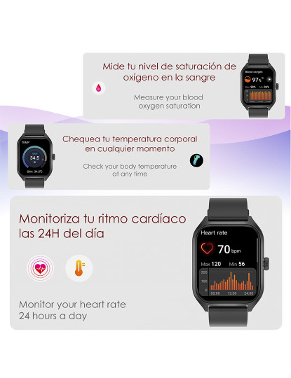 imagem de Smartwatch Qx5 rosa2