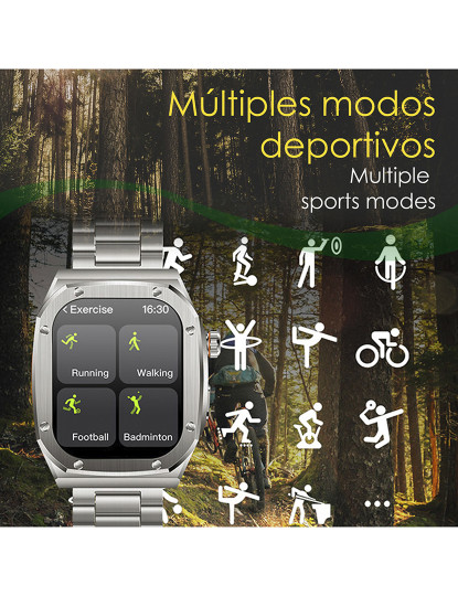 imagem de Pulseira dupla Smartwatch Z79 Max Preto4