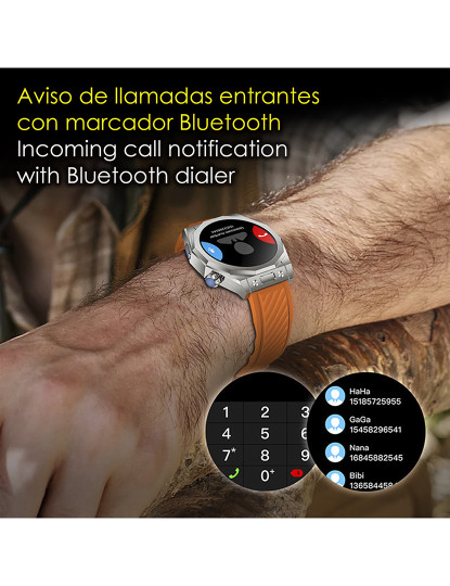 imagem de Smartwatch Pulseira Tripla Z83 Max Azul4