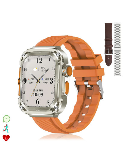 imagem de Smartwatch Z85 Max Laranja1