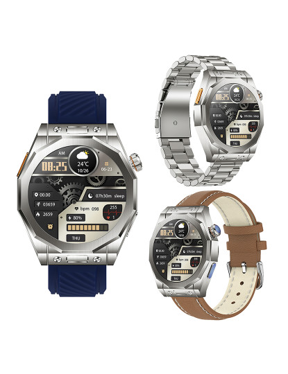 imagem de Smartwatch Pulseira Tripla Z83 Max Azul8