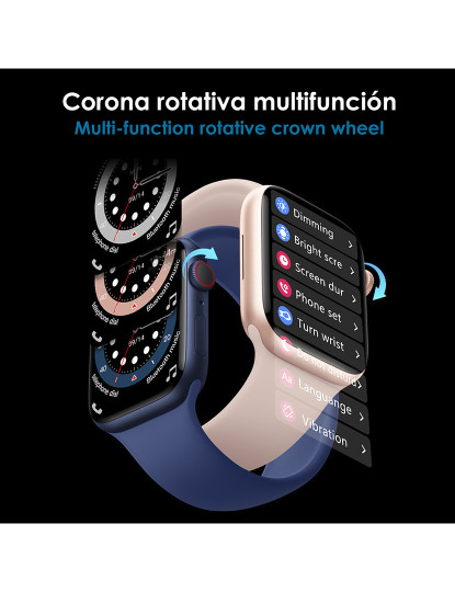 imagem de Smartwatch W29 Max Azul5