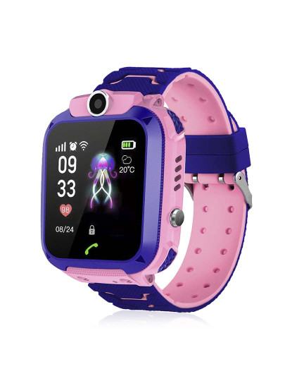 imagem de Smartwatch GPS localizador Q12 Rosa 6