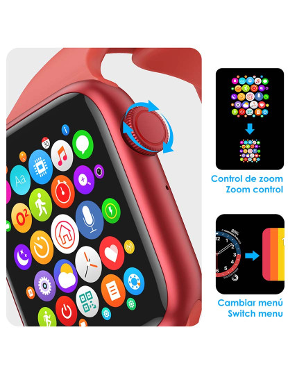 imagem de Smartwatch Aw9 Vermelho2