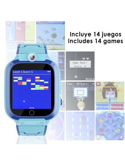 imagem de Smartwatch infantil S27 Azul4