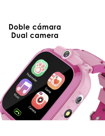 imagem de Smartwatch infantil S27 Rosa5