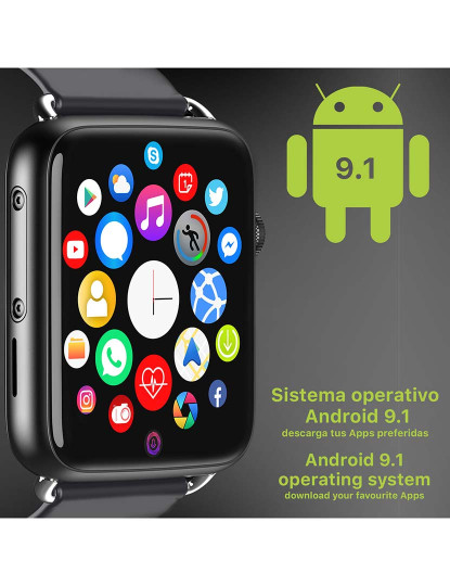 imagem de Smartwatch Phone M20-C Preto3