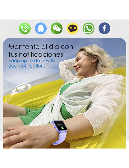 imagem de Smartwatch QS13 Rosa Claro4