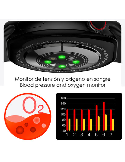 imagem de Smartwatch Watch8pro Preto5